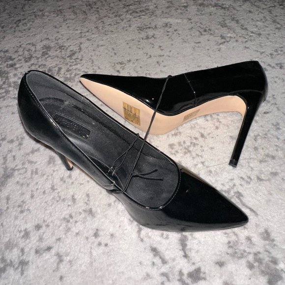 Black Patent 4" heels, Forever 21, NWT, size 10 - Picture 5 of 6